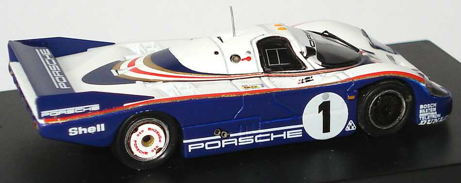 Foto 1:87 Porsche 956 LeMans 1982 Porsche, Rothmans Nr.1, Ickx / Bell (Siegerfahrzeug) Spark 87S018