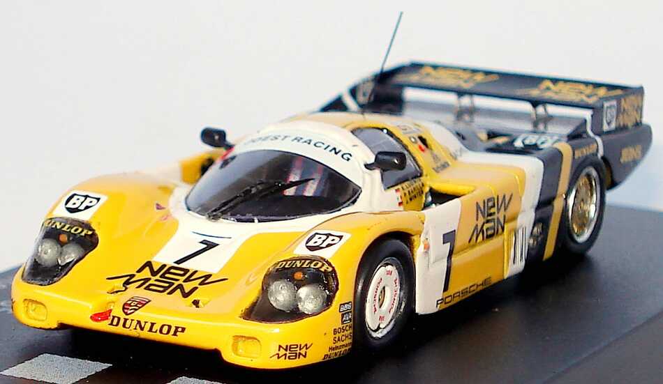 Foto 1:87 Porsche 956 24h von LeMans 1985 New Man, Joest Racing Nr.7, Klaus Ludwig / P. Barilla / J. Winter (Siegerfahrzeug) Spark 87LM85