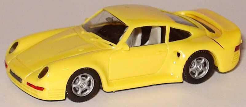 Foto 1:87 Porsche 959 gelb herpa