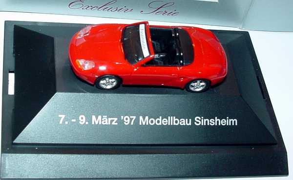 Foto 1:87 Porsche Boxster rot (Modellbau Sinsheim ´97) herpa