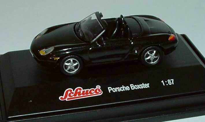 Foto 1:87 Porsche Boxster schwarz Schuco