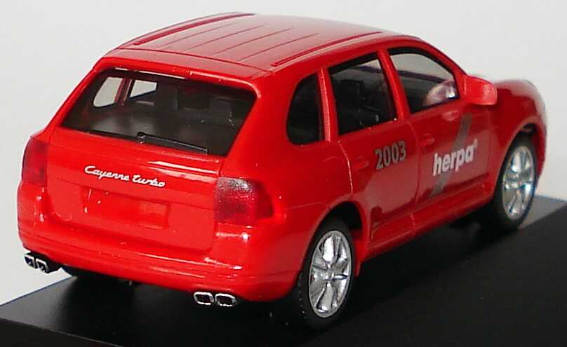 Foto 1:87 Porsche Cayenne Turbo 20. Herpa IAA 2003, Made in Germany! - Extra-Edition 7 herpa 263122