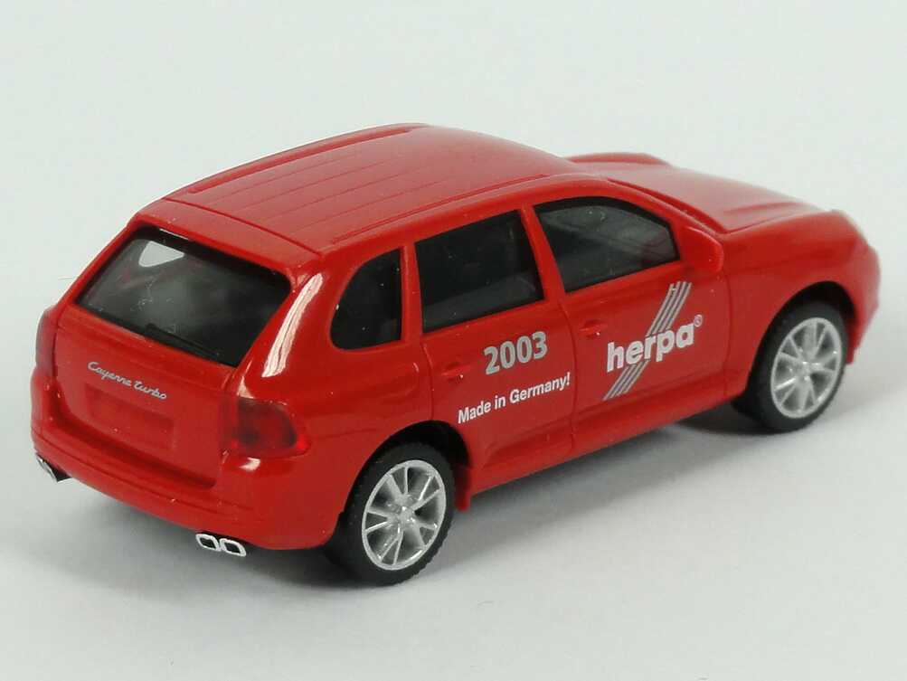 Foto 1:87 Porsche Cayenne Turbo 20. Herpa IAA 2003, Made in Germany! herpa