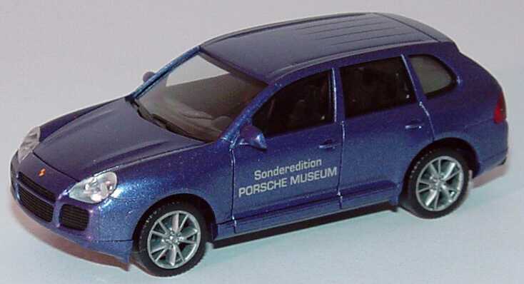 Foto 1:87 Porsche Cayenne Turbo veilchenblau-met. Sonderedition Porsche Museum Werbemodell herpa