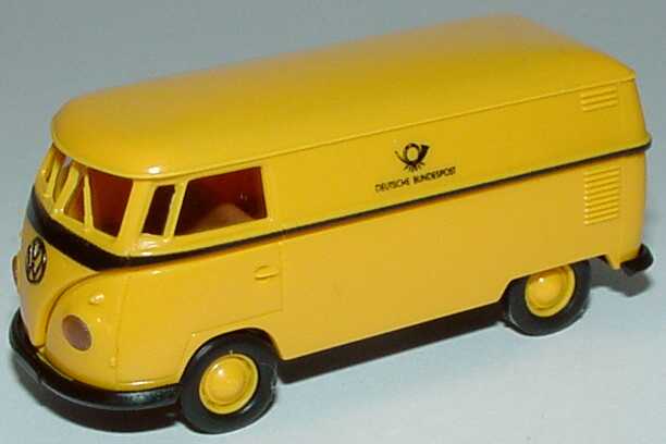 Foto 1:87 Post-Set Serie 3 - Historische Fahrzeuge der Deutschen Bundespost - 4x VW T1a - Brekina