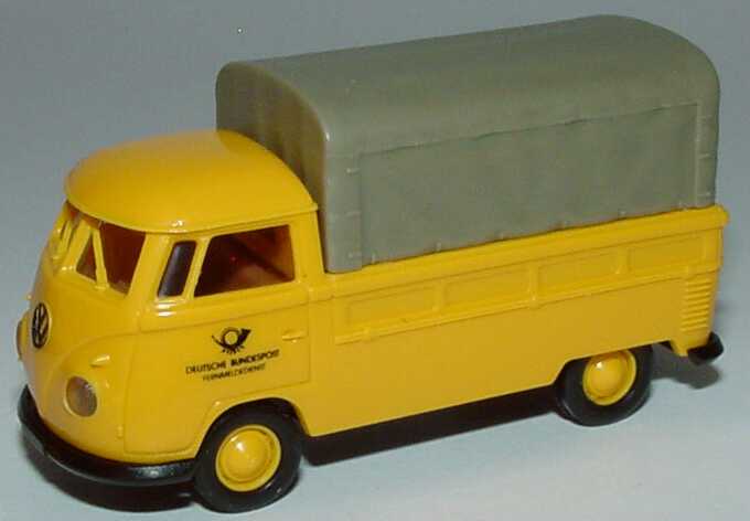 Foto 1:87 Post-Set Serie 3 - Historische Fahrzeuge der Deutschen Bundespost - 4x VW T1a - Brekina
