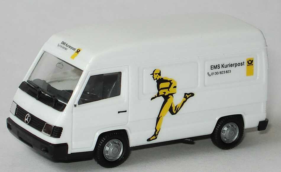 Foto 1:87 Post Museums Shop Setpackung EMS Kurierpost im Jahr ´97 (MB Vito + MB 207D + MB 100 + Volvo FH 16 Hgz) herpa 93-03/98