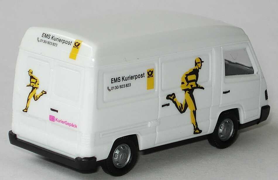 Foto 1:87 Post Museums Shop Setpackung EMS Kurierpost im Jahr ´97 (MB Vito + MB 207D + MB 100 + Volvo FH 16 Hgz) herpa 93-03/98