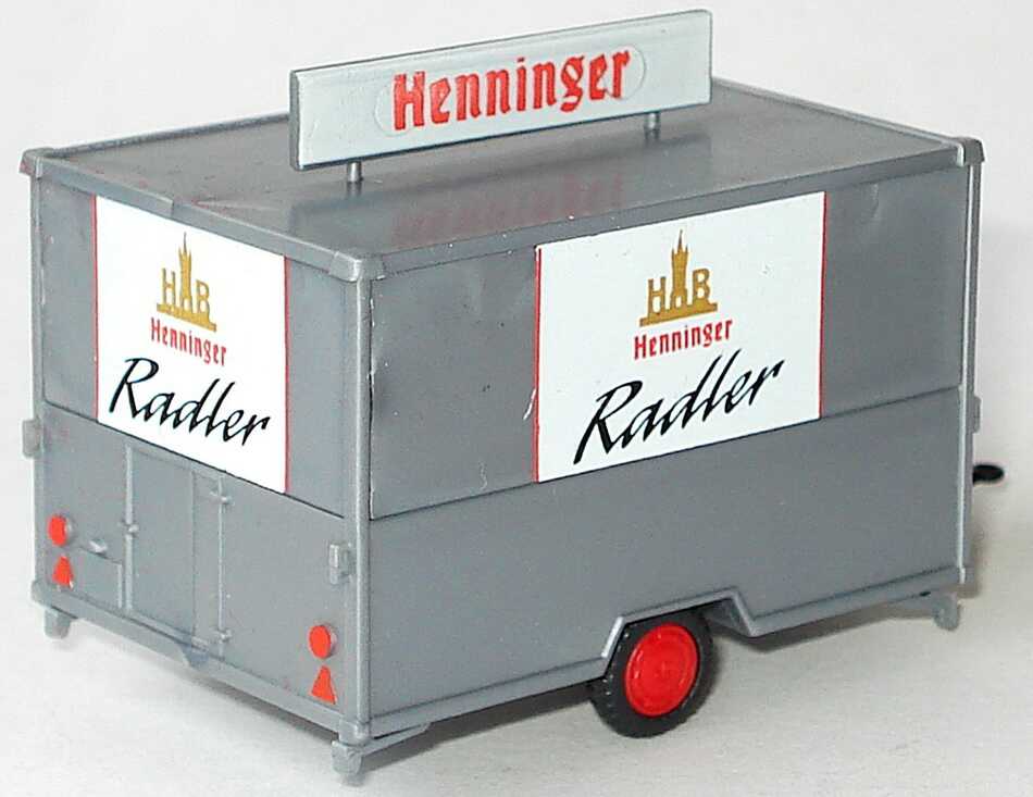 Foto 1:87 Post Museums Shop Setpackung Henninger Radler (Mercedes G + VW Passat Variant + Schankwagen + Figuren) Wiking 81-26