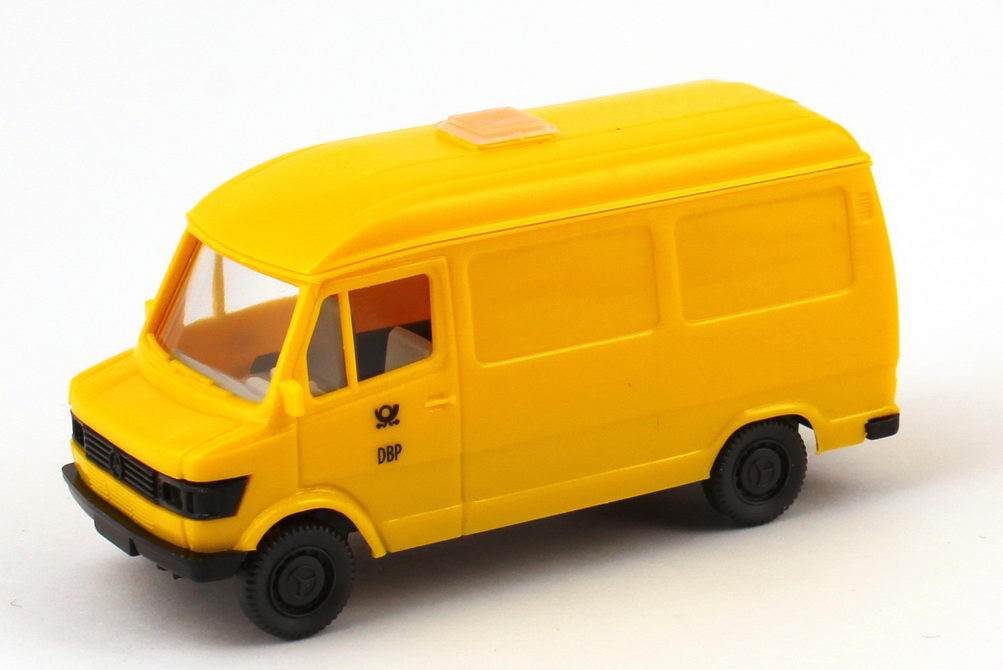 Foto 1:87 Post Museums Shop Setpackung 1991 Postreklame (230GE schwarze Radkappen + 207D + Brezelkäfer + O 305) Wiking