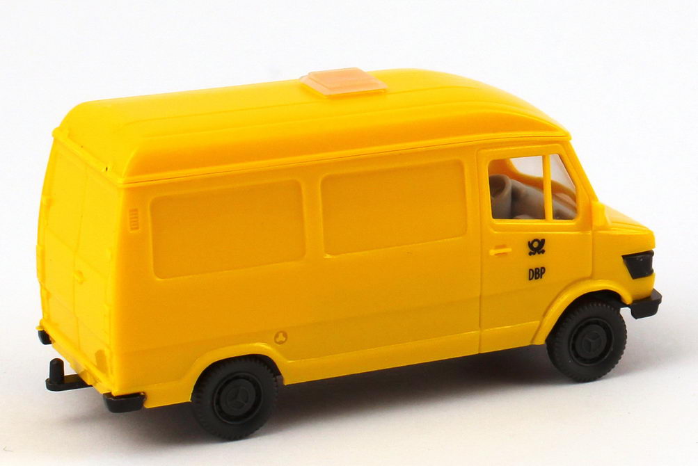 Foto 1:87 Post Museums Shop Setpackung 1991 Postreklame (230GE schwarze Radkappen + 207D + Brezelkäfer + O 305) Wiking