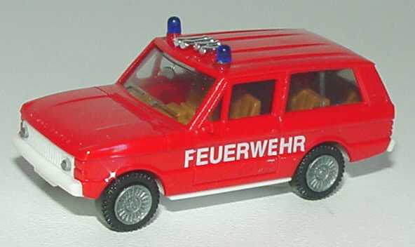 Foto 1:87 Range Rover Feuerwehr (Chassis weiß, IA braun) herpa