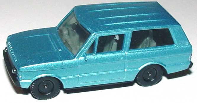 Foto 1:87 Range Rover eisblau-met. (Rechtslenker, alte Räder) herpa 3016