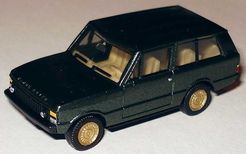 Foto 1:87 Range Rover grün-met. (ohne PC-Box) herpa 100564/3016