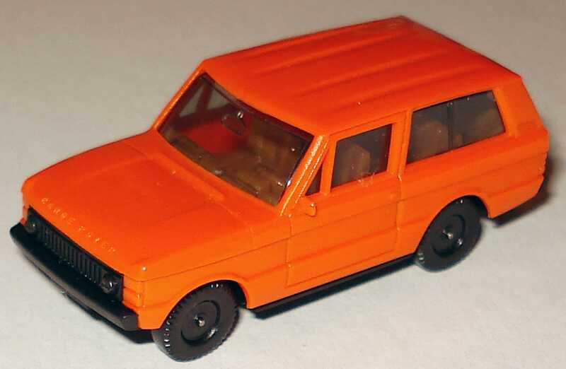 Foto 1:87 Range Rover orange herpa 2016