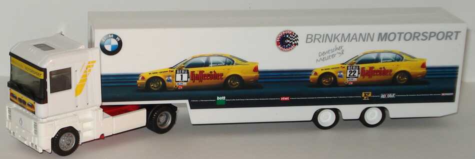 Foto 1:87 Renault AE 500 Magnum RenntransportSzg 2/2 STW Cup BMW, Brinkmann Motorsport herpa 037853