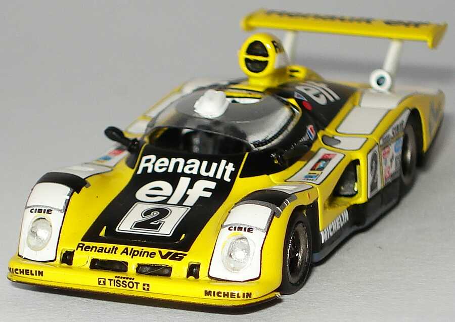 Foto 1:87 Renault Alpine A442 24h von LeMans 1978 Renault, elf Nr.2, Pironi / Jaussaud (Siegerfahrzeug) Spark 87S015