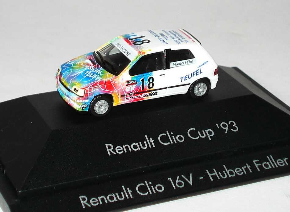 Foto 1:87 Renault Clio 16V Clio Cup ´93 Teufel Nr.18, Hubert Faller herpa 035873