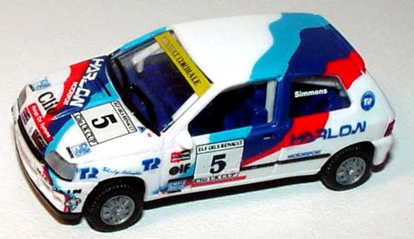 Foto 1:87 Renault Clio 16V UKCup ´93 Harlow Nr.5, Simmons(ohne PC-Box) herpa 035927
