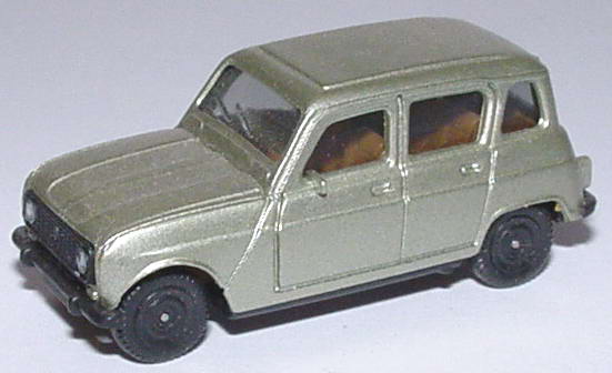 Foto 1:87 Renault R4 (alt) silbergrün-met. herpa 2019