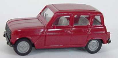 Foto 1:87 Renault R4 weinrot herpa 020190