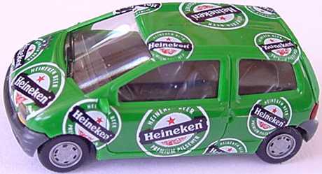 Foto 1:87 Renault Twingo Heineken (ohne PC-Box)(oV) herpa 183291