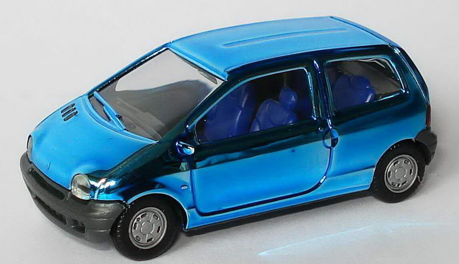 Foto 1:87 Renault Twingo blauchrom herpa 183017