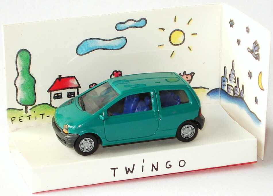 Foto 1:87 Renault Twingo grün Werbemodell herpa