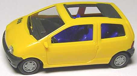 Foto 1:87 Renault Twingo mit Faltdach offen indischgelb herpa 021517