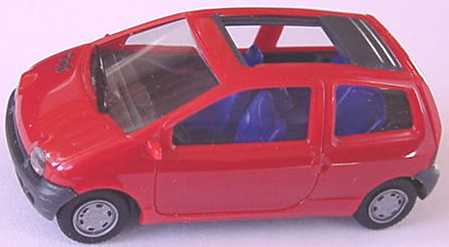 Foto 1:87 Renault Twingo mit Faltdach offen kirschrot herpa 021517