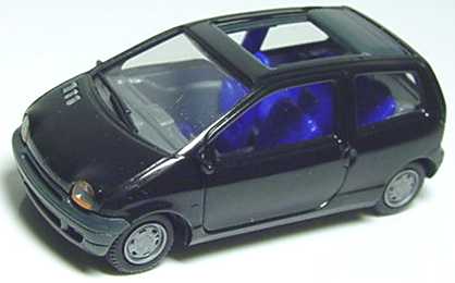 Foto 1:87 Renault Twingo mit Faltdach offen schwarz herpa 021517