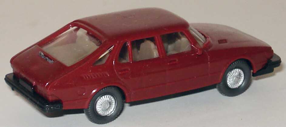Foto 1:87 Saab 900 weinrot (Bastelware) Wiking