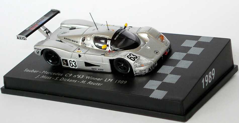 Foto 1:87 Sauber-Mercedes C9 24h von Le Mans 1989 Nr.63, Mass / Dickens / Reuter (Sieger) Spark 87LM89