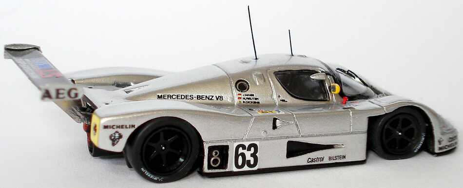 Foto 1:87 Sauber-Mercedes C9 24h von Le Mans 1989 Nr.63, Mass / Dickens / Reuter (Sieger) Spark 87LM89