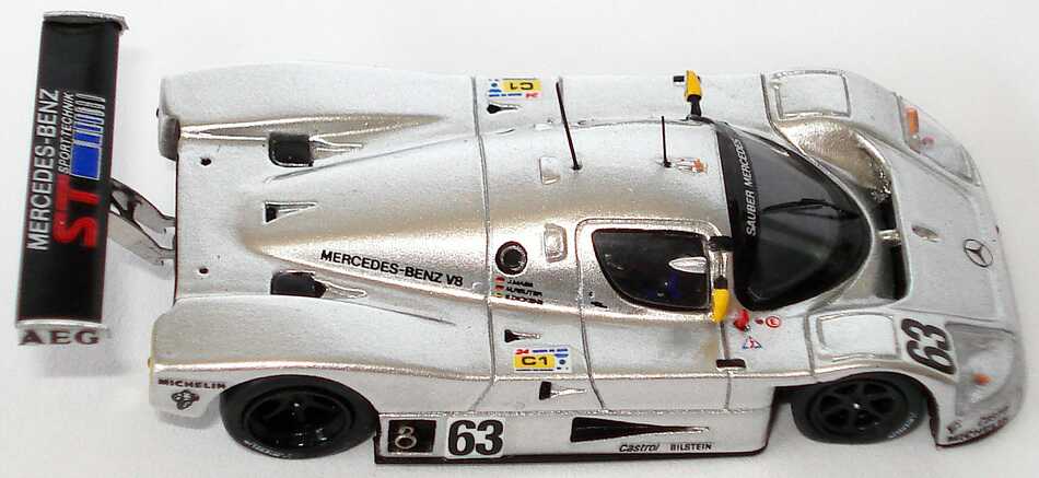 Foto 1:87 Sauber-Mercedes C9 24h von Le Mans 1989 Nr.63, Mass / Dickens / Reuter (Sieger) Spark 87LM89