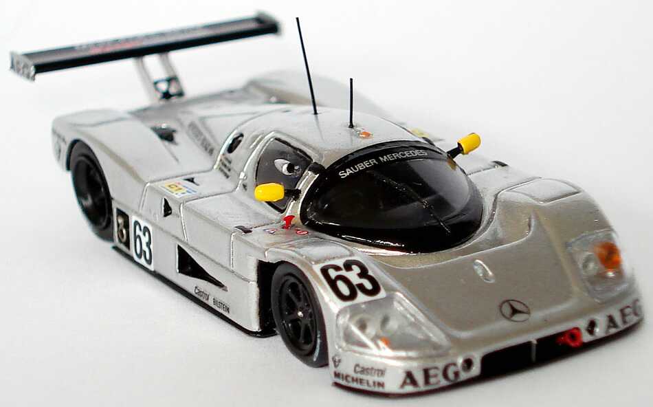 Foto 1:87 Sauber-Mercedes C9 24h von Le Mans 1989 Nr.63, Mass / Dickens / Reuter (Sieger) Spark 87LM89