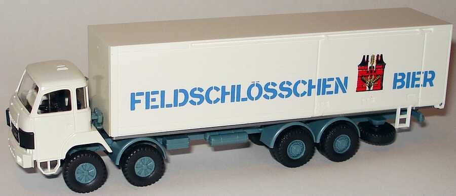 Foto 1:87 Saurer D 290 4a Ko-LKW Feldschlösschen Bier Roskopf 401