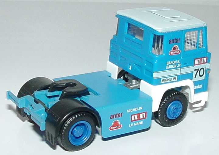 Foto 1:87 Scania R111 2a Renntruck Baron, Antar, RTL Nr.70 Albedo 600114