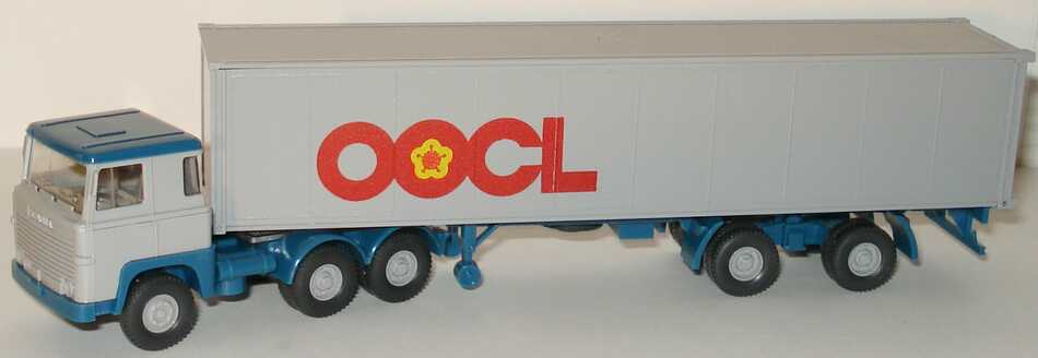 Foto 1:87 Scania R111 40CoSzg 3/2 OOCL Wiking 520