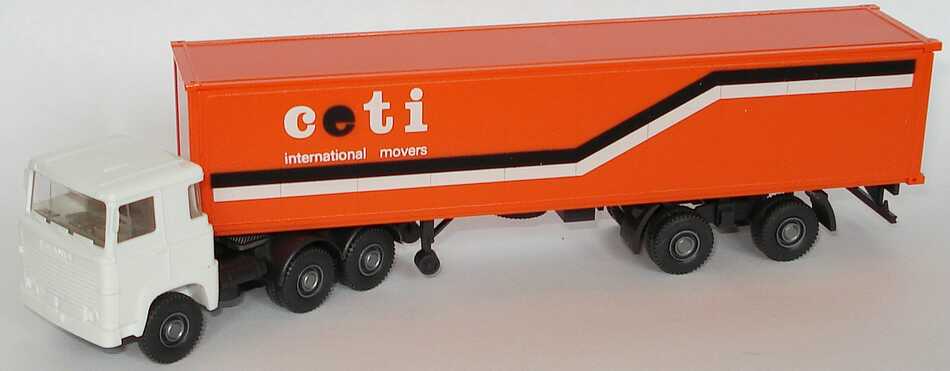 Foto 1:87 Scania R111 40CoSzg 3/2 ceti - international movers Wiking 520