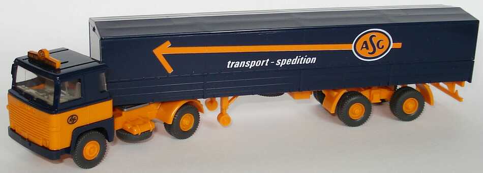 Foto 1:87 Scania R111 PPSzg 2/2 ASG Transport-Spedition Wiking 533