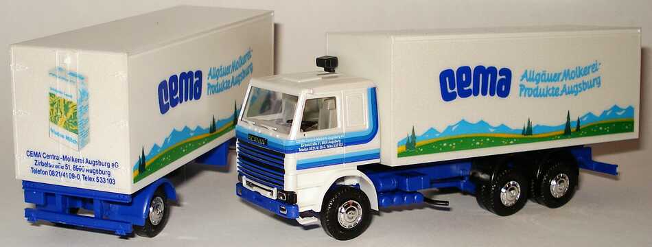 Foto 1:87 Scania R142 KoHgz 3/2 Cema, Allgäuer Molkerei-Produkte Augsburg Albedo