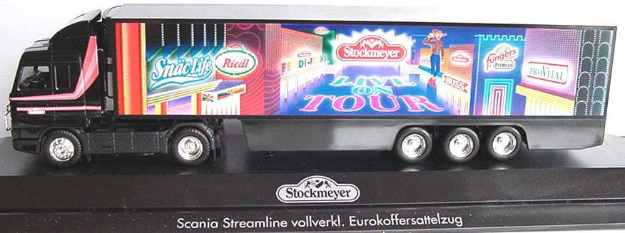 Foto 1:87 Scania R143 Streamline Fv Cv KükoSzg Cv 2/3 Stockmeyer Live on Tour herpa 187480