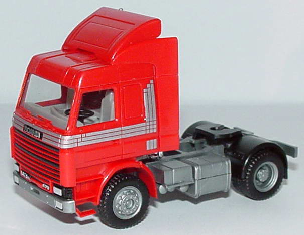 Foto 1:87 Scania R143 Topline Fv 2a Szgm rot herpa 849005