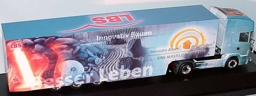 Foto 1:87 Scania R144 Topline Fv Cv KoSzg Cv 2/3 Showtruck LBS - Innovativ Bauen - Besser Leben herpa 120111