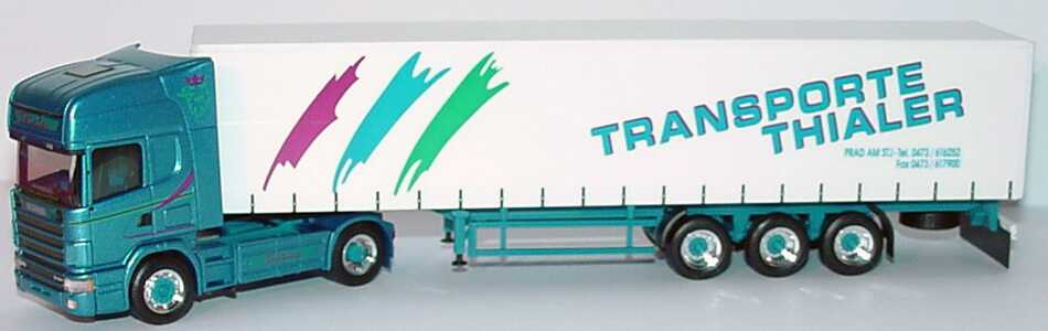 Foto 1:87 Scania R164 Topline Fv Cv GpSzg 2/3 Transporte Thialer herpa 148443