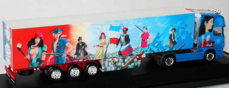 Foto 1:87 Scania R 580 Topline Fv Cv KoSzg  2/3 Beuschart, Die Revolution - La Revolution herpa 120906