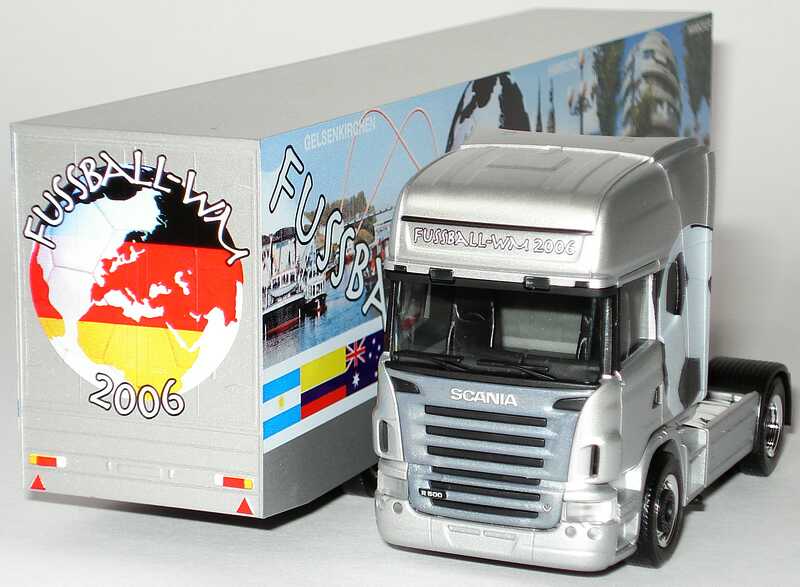 Foto 1:87 Scania R 580 Topline Fv Cv KoSzg Cv 2/3 Fussball-WM 2006 herpa 280549