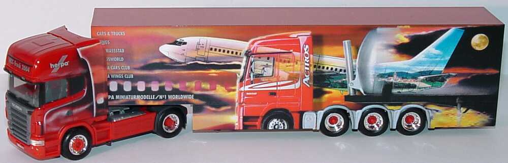 Foto 1:87 Scania R 580 Topline Fv Cv KoSzg Cv 2/3 HCC-Truck 2004 herpa 196482
