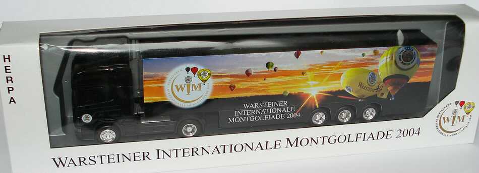 Foto 1:87 Scania R 580 Topline Fv Cv KoSzg Cv Warsteine Internationale Montgolfiade WIM 2004 herpa